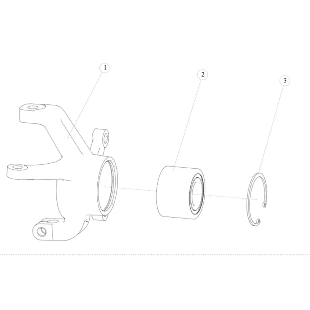 Підшипник ступиці (перед/зад) DAC3006342-2ZC1, SEGWAY SNARLER AT6L